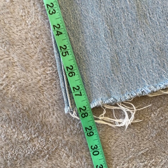 Rollas Dallas Low Bootcut Jean with Frayed Hem - Picture 9 of 10